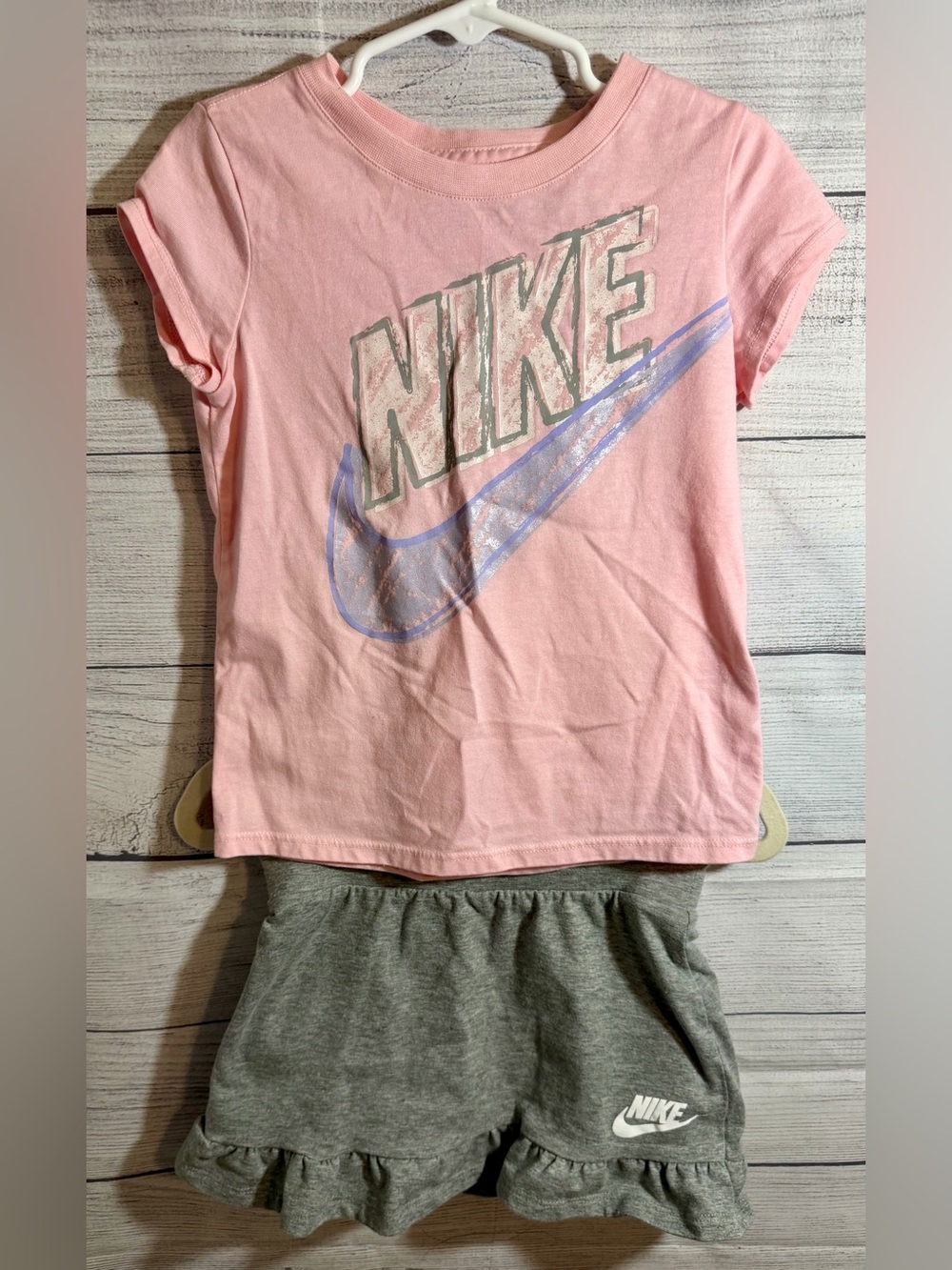 Nike Pink T-Shirt with White Logo